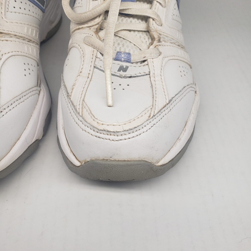 New Balance 409 Womens Sneakers White Blue Size 7.5 WX409WL Used 2012 - Picture 10 of 11